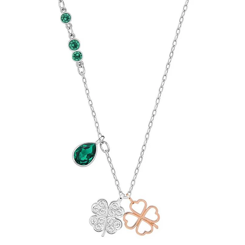 2018 New Lucky Four-Leaf Clover Emerald Fresh And Elegant Temperament Ladies Clavicle Chain Fashion Pendant Necklace
2018 New Lucky Four-Leaf Clover Emerald Fresh And Elegant Temperament Ladies Clavicle Chain Fashion Pendant Necklace