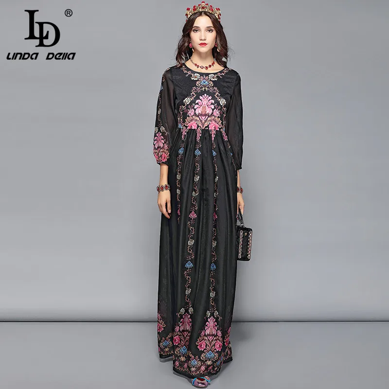 LD LINDA DELLA Spring Elegant Maxi Dresses Women's Long Sleeve Casual Floral Print Holiday Vacation Party Vintage Long Dress
LD LINDA DELLA Spring Elegant Maxi Dresses Women's Long Sleeve Casual Floral Print Holiday Vacation Party Vintage Long Dress