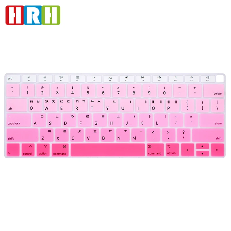 HRH Korean Rainbow Keyboard Cover Silicone Skin Protector for Macbook Air 13Newest Released with Touch ID Fingerprint US Version
HRH Korean Rainbow Keyboard Cover Silicone Skin Protector for Macbook Air 13Newest Released with Touch ID Fingerprint US Version