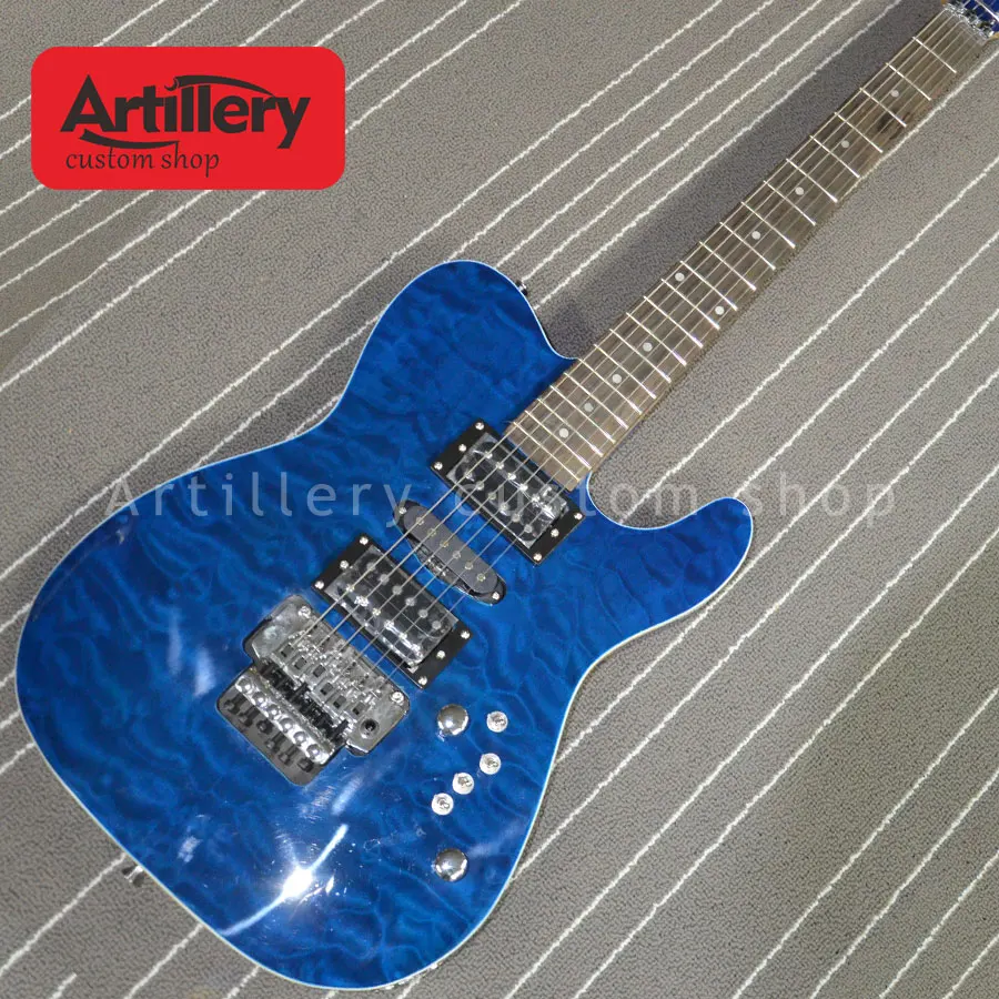 Artillery factory custom TOM guitar with quilted top electric guitar musical instrument shop
Artillery factory custom TOM guitar with quilted top electric guitar musical instrument shop