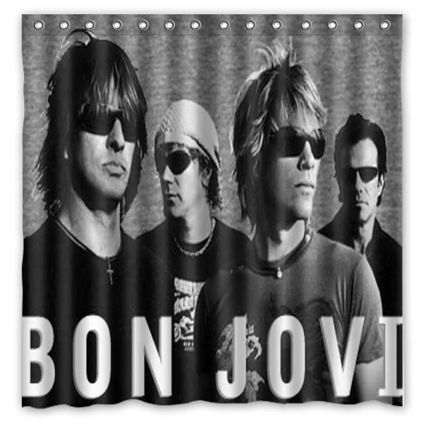 Bon Jovi Waterproof Shower Curtain Polyester Fabric Bath Bathing Bathroom Curtains with Hooks Home Decor
Bon Jovi Waterproof Shower Curtain Polyester Fabric Bath Bathing Bathroom Curtains with Hooks Home Decor