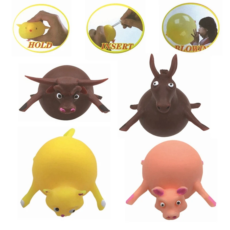 Blowing Animals Model Inflatable Funny Kid Toys Squeeze Antistress Bubble Ball Novelty Animal Toy For Children Gift Random Color
Blowing Animals Model Inflatable Funny Kid Toys Squeeze Antistress Bubble Ball Novelty Animal Toy For Children Gift Random Color