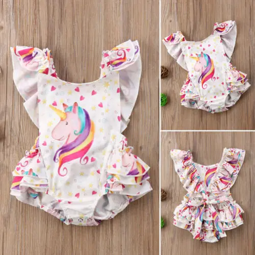new cute Newborn Infant Baby Girl bodysuit clothes Unicorn print Bodysuit Jumpsuit Outfit Sunsuit Clothes
new cute Newborn Infant Baby Girl bodysuit clothes Unicorn print Bodysuit Jumpsuit Outfit Sunsuit Clothes