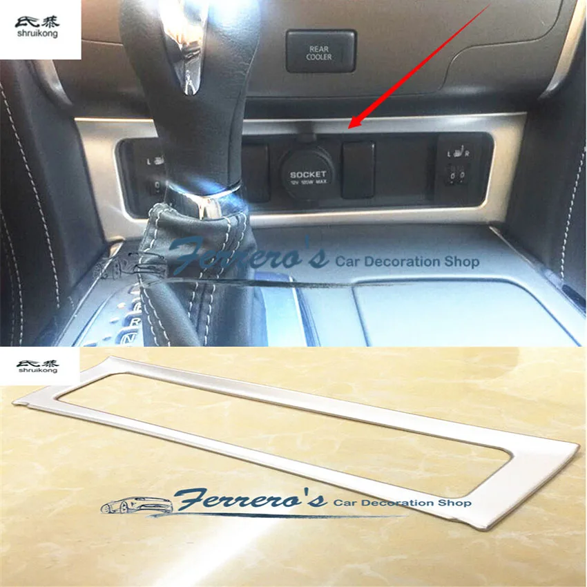 Free shipping 1pc ABS Chrome Cigarette lighter switch decoration cover Trims For Nissan Armada Patrol Royale Nismo Y62 2016-2018
Free shipping 1pc ABS Chrome Cigarette lighter switch decoration cover Trims For Nissan Armada Patrol Royale Nismo Y62 2016-2018