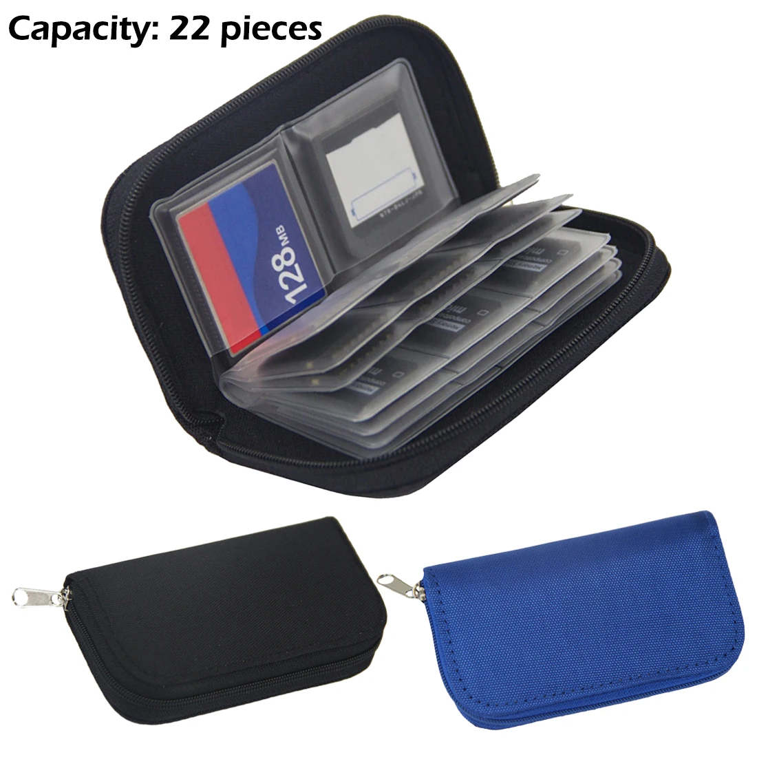 Portable Digital Camera HC MMC CF Memory Card Storage Organization Wallet Case Bag 22 Slots CF Holder Black
Portable Digital Camera HC MMC CF Memory Card Storage Organization Wallet Case Bag 22 Slots CF Holder Black