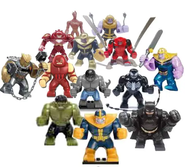 130pc Avengers Darkseid Abomination Colos Grood Iron Man Hulk Venom Big Thing Large Green Goblin Rhino figures
130pc Avengers Darkseid Abomination Colos Grood Iron Man Hulk Venom Big Thing Large Green Goblin Rhino figures