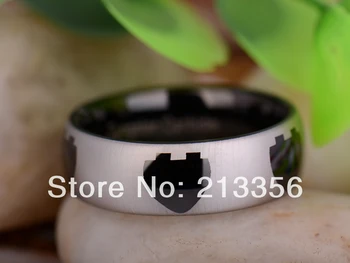 Free Shipping UK Russia Brazil USA Hot Selling 8MM Black Dome Two Tone Love Hearts New Men's Lord Tungsten Carbide Wedding Ring
Free Shipping UK Russia Brazil USA Hot Selling 8MM Black Dome Two Tone Love Hearts New Men's Lord Tungsten Carbide Wedding Ring