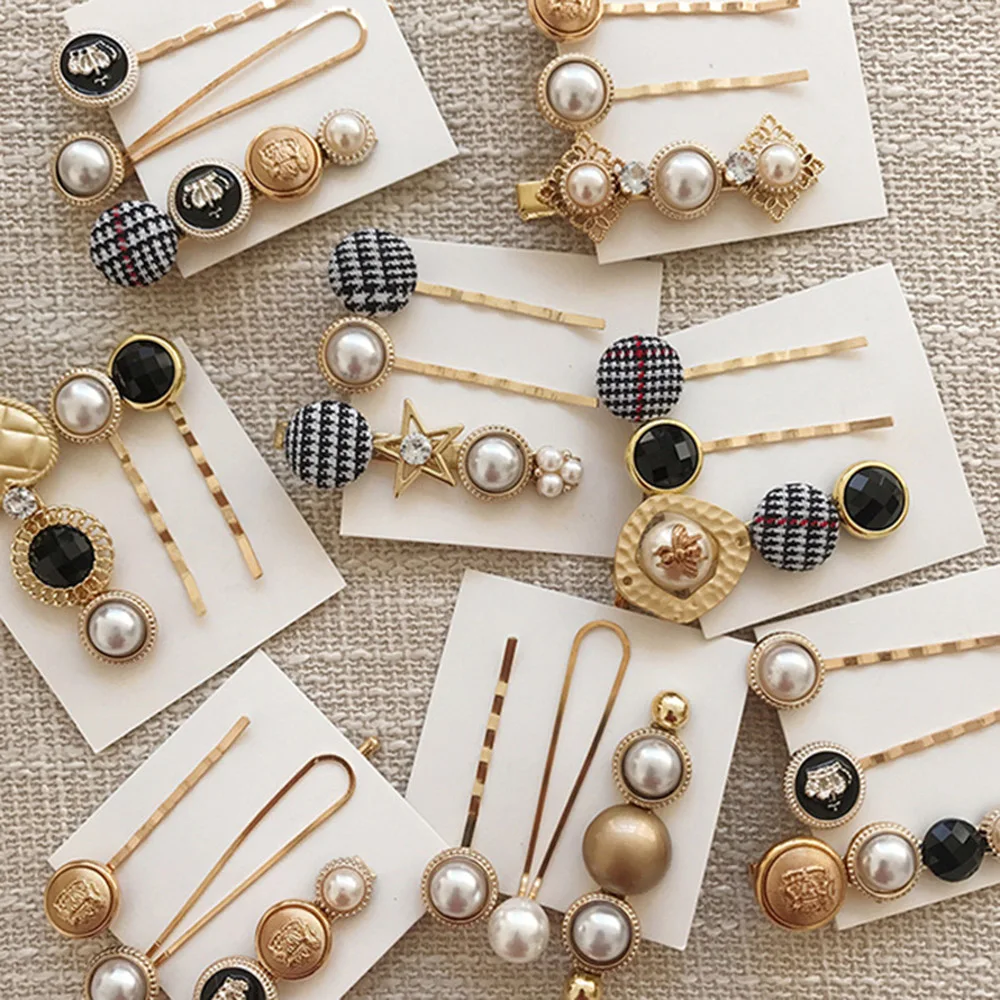 3PCS/set Grid Button Geometric Hair Clips for Women Hairgrip Alloy Hairpin Korean Hair Accessories for Women Girls Headwear
3PCS/set Grid Button Geometric Hair Clips for Women Hairgrip Alloy Hairpin Korean Hair Accessories for Women Girls Headwear