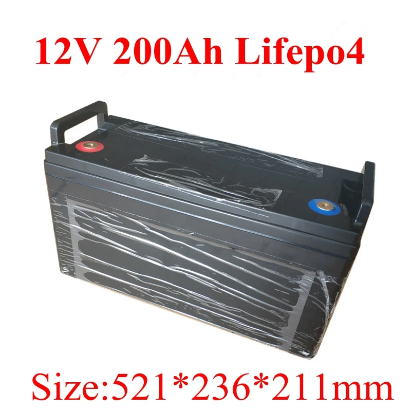 Rechargeable Anti-water 12.8V Lifepo4 12V 200AH Lithium Battery BMS 200A with Bluetooth for Solar System Inverter+10A Charger
Rechargeable Anti-water 12.8V Lifepo4 12V 200AH Lithium Battery BMS 200A with Bluetooth for Solar System Inverter+10A Charger