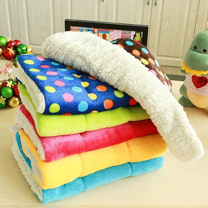 Winter Warm Dog Sleeping Mat Flannel Soft Puppies Small Medium Large Animals Pet Blanket Bed Cat Travel Car Sofa Protector Goods
Winter Warm Dog Sleeping Mat Flannel Soft Puppies Small Medium Large Animals Pet Blanket Bed Cat Travel Car Sofa Protector Goods
