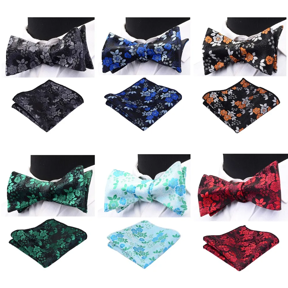 GUSLESON Brand New Mens Self Tie Bow ties and Pocket Square Set Adjustable Tie Floral Bowtie For Men Noeud Papillon Wedding
GUSLESON Brand New Mens Self Tie Bow ties and Pocket Square Set Adjustable Tie Floral Bowtie For Men Noeud Papillon Wedding