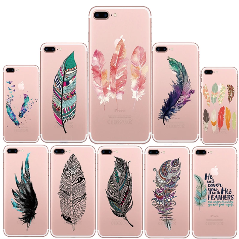 New Arrival Silicone Feather Girls Tpu Transparent Soft Free Fly Mobile Phone For Iphone 7 8 6 5s 6s Plus X 10 Se 5 Fundas
New Arrival Silicone Feather Girls Tpu Transparent Soft Free Fly Mobile Phone For Iphone 7 8 6 5s 6s Plus X 10 Se 5 Fundas