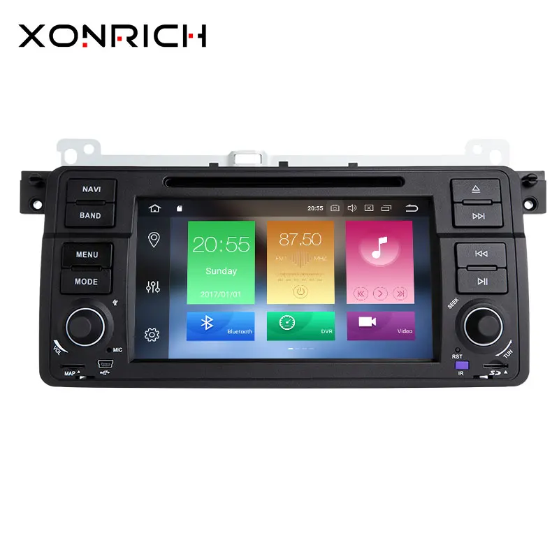 Xonrich 1 Din Android 8.0 Car Radio For BMW E46 Navigation M3 Rover 75 318/320/325/330/335 GPS DVD Player Qcta Core 
Xonrich 1 Din Android 8.0 Car Radio For BMW E46 Navigation M3 Rover 75 318/320/325/330/335 GPS DVD Player Qcta Core