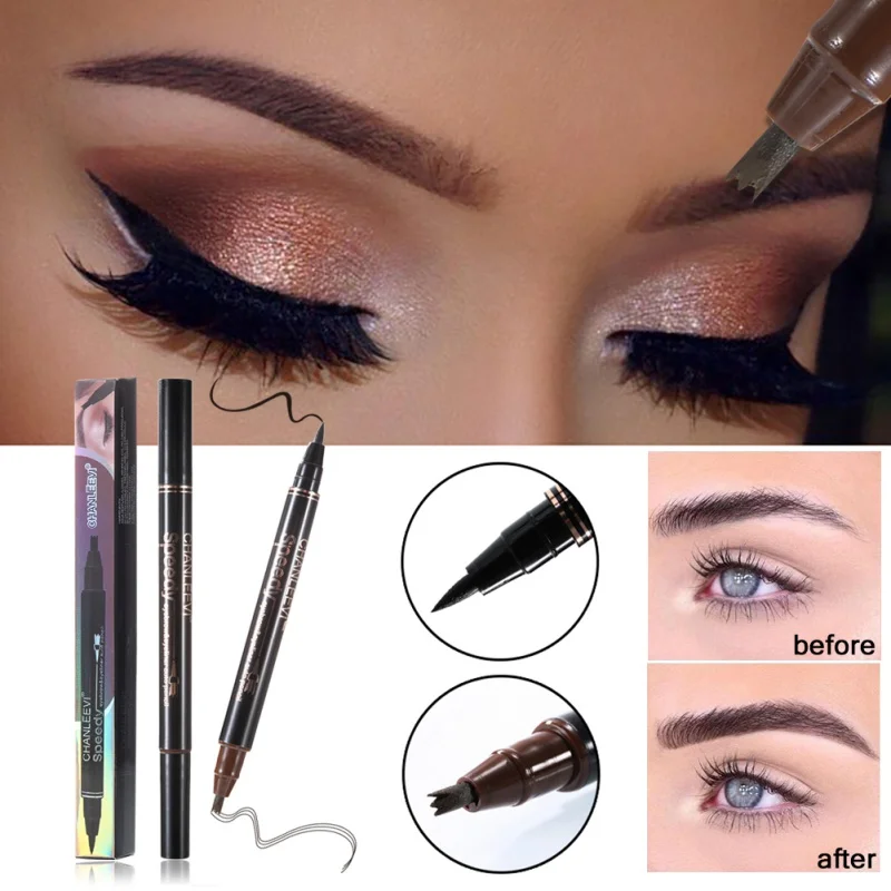 Double-Headed Eyebrow Pencil Liquid 3D Eyeliner Waterproof Lasting Eyes Makeup Cosmetics New Arrival Cosmetic
Double-Headed Eyebrow Pencil Liquid 3D Eyeliner Waterproof Lasting Eyes Makeup Cosmetics New Arrival Cosmetic