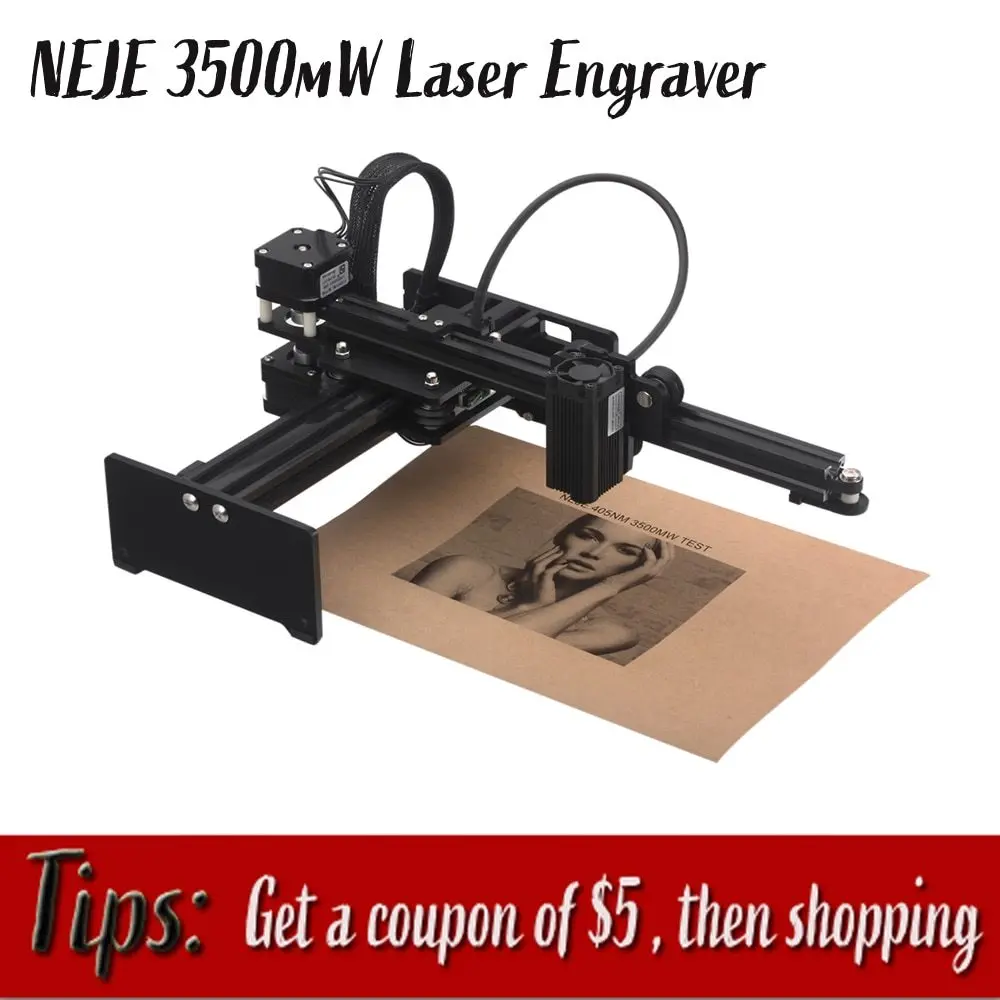 NEJE 3500mW New High Speed Laser Engraving Machine USB DIY CNC Laser Engraver Printer Automatic Handicraft Wood Burning Tools
NEJE 3500mW New High Speed Laser Engraving Machine USB DIY CNC Laser Engraver Printer Automatic Handicraft Wood Burning Tools