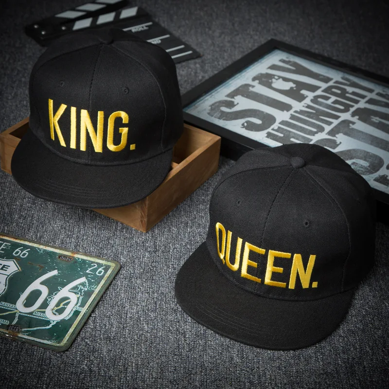 2019 new KING Men's Hat Spring summer Queen Embroidery letters Couple Hip-Hop Flat Cap women hat Fashion baseball cap snapback
2019 new KING Men's Hat Spring summer Queen Embroidery letters Couple Hip-Hop Flat Cap women hat Fashion baseball cap snapback