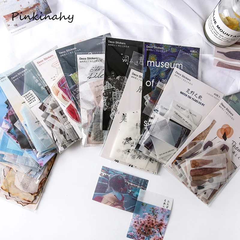 40 Sheets/Pack Sakura Kawaii Journal Diary Van gogh Japanese Diy Travel Paper Cute Stickers Scrapbooking Flakes Stationery DT007
40 Sheets/Pack Sakura Kawaii Journal Diary Van gogh Japanese Diy Travel Paper Cute Stickers Scrapbooking Flakes Stationery DT007