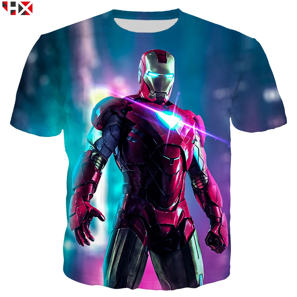 Summer Movie Avengers Endgame Iron Man Men T Shirt Short Sleeve 3D Printed T Shirts Men/women Casual Streetwear Tops S41
Summer Movie Avengers Endgame Iron Man Men T Shirt Short Sleeve 3D Printed T Shirts Men/women Casual Streetwear Tops S41