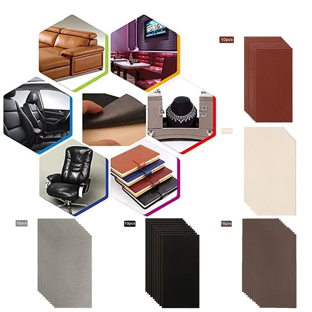 Leather Repair Patch Self Adhesive Stick No Ironing Car Seats Sofa Holes Scratches Repairing Leather PU Fabric Stickers Patches
Leather Repair Patch Self Adhesive Stick No Ironing Car Seats Sofa Holes Scratches Repairing Leather PU Fabric Stickers Patches