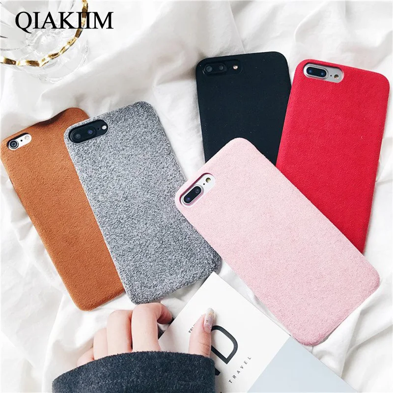 Microfiber Plush Fabrics Phone Cases For Apple iPhone XS Max XR X 8 7 6 6S Plus Case Fashion Warm Plush Soft TPU Back Cover Capa
Microfiber Plush Fabrics Phone Cases For Apple iPhone XS Max XR X 8 7 6 6S Plus Case Fashion Warm Plush Soft TPU Back Cover Capa