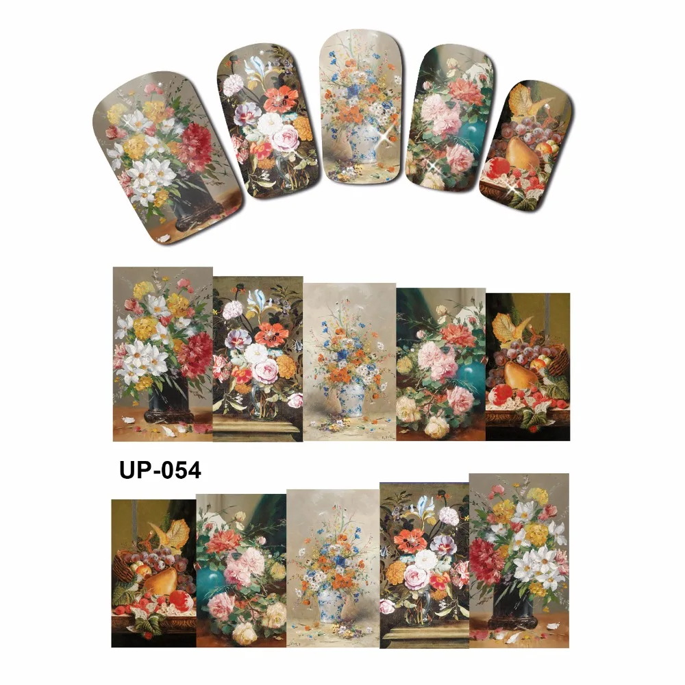 NAIL ART BEAUTY TATTOO WATER TRANSFER DECAL SLIDER OIL PAINTING VINTAGE VASE SUN FLOWER ROSE GOD MOTHER UP049-054
NAIL ART BEAUTY TATTOO WATER TRANSFER DECAL SLIDER OIL PAINTING VINTAGE VASE SUN FLOWER ROSE GOD MOTHER UP049-054