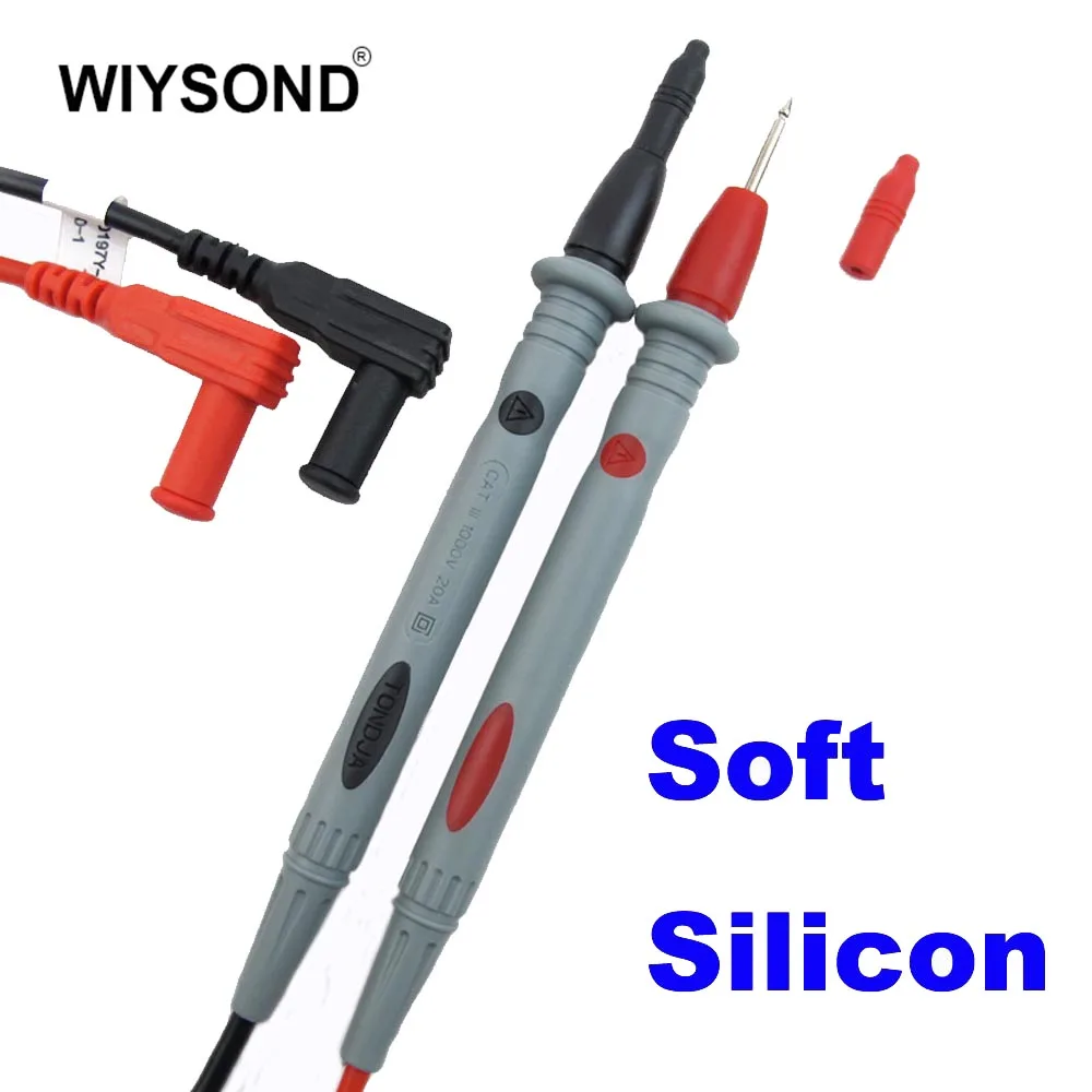 M0073 CATIII 1000V 20A Soft Wire PVC Silicone MultiMeter test probe / lead for digital multimeter
M0073 CATIII 1000V 20A Soft Wire PVC Silicone MultiMeter test probe / lead for digital multimeter