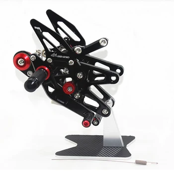 Motorcycle pedal for Triumph Daytona 675 675R 2013-2016 2017 2018 CNC Adjustable Footrests Foot Pegs Rider Rearset Foot Rest 
Motorcycle pedal for Triumph Daytona 675 675R 2013-2016 2017 2018 CNC Adjustable Footrests Foot Pegs Rider Rearset Foot Rest