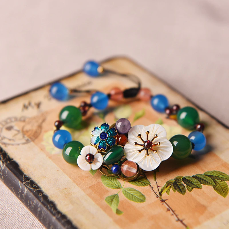 Trendy Crystal Bracelet Women Charm Bracelet female Handmade Stone Shell Flower Bracelets & Bangles Gift Fashion Jewelry 2019
Trendy Crystal Bracelet Women Charm Bracelet female Handmade Stone Shell Flower Bracelets & Bangles Gift Fashion Jewelry 2019