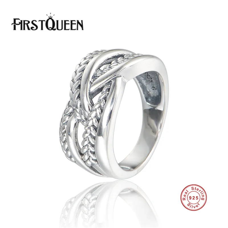FirstQueen Spring Collection 925 Sterling Silver LoveTwisted Statement Ring For Women Engagement S925 Silver Jewelry
FirstQueen Spring Collection 925 Sterling Silver LoveTwisted Statement Ring For Women Engagement S925 Silver Jewelry