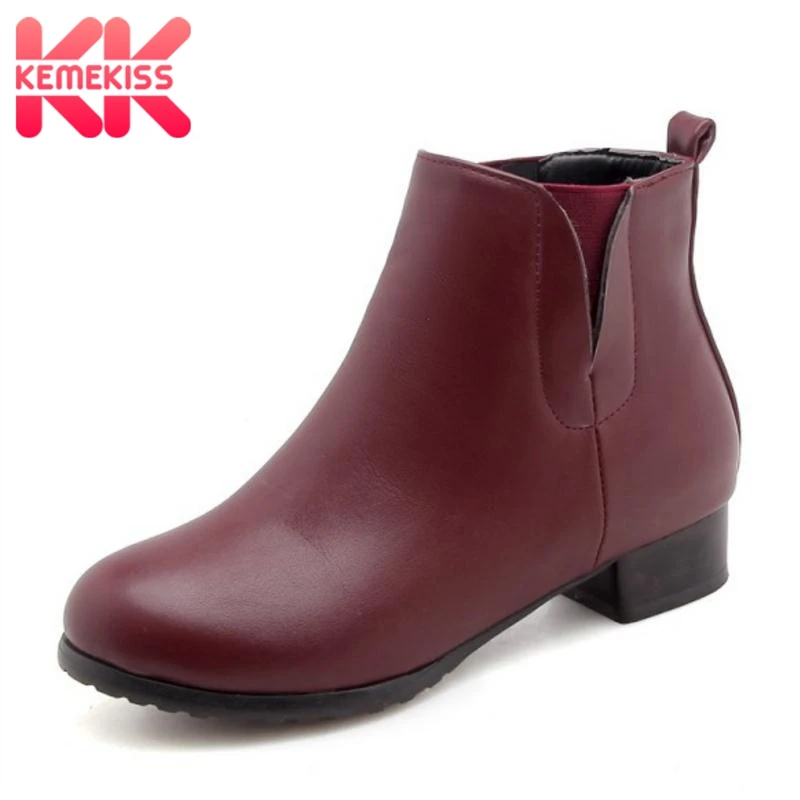 KemeKiss Plus Size 32-47 Women Ankle Boots Winter Fur Warm Short Boots Round Toe Ladies Shoes Fashion Concise Woman Footwear 
KemeKiss Plus Size 32-47 Women Ankle Boots Winter Fur Warm Short Boots Round Toe Ladies Shoes Fashion Concise Woman Footwear