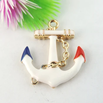 12PCS/Lot Anchor Charm GoldTone Rudder 30*26mm Fashion Necklace Pendant Jewelry Making Vintage Silver Plated Anchor Handmade Top
12PCS/Lot Anchor Charm GoldTone Rudder 30*26mm Fashion Necklace Pendant Jewelry Making Vintage Silver Plated Anchor Handmade Top