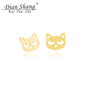 DIANSHANGKAITUOZHE 10pair/lot Stainless Steel Cute Fox Face Stud Earrings Charm Vintage Women Wedding Jewelry Bridesmaid Brincos
DIANSHANGKAITUOZHE 10pair/lot Stainless Steel Cute Fox Face Stud Earrings Charm Vintage Women Wedding Jewelry Bridesmaid Brincos