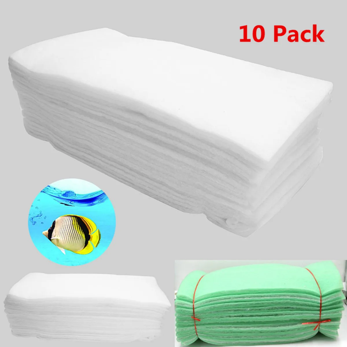 

120X30X1cm White Filtration Foam Aquarium Fish Tank Biochemical Filter Sponge Pad Light Weight And Softness Design Aquarium Pond