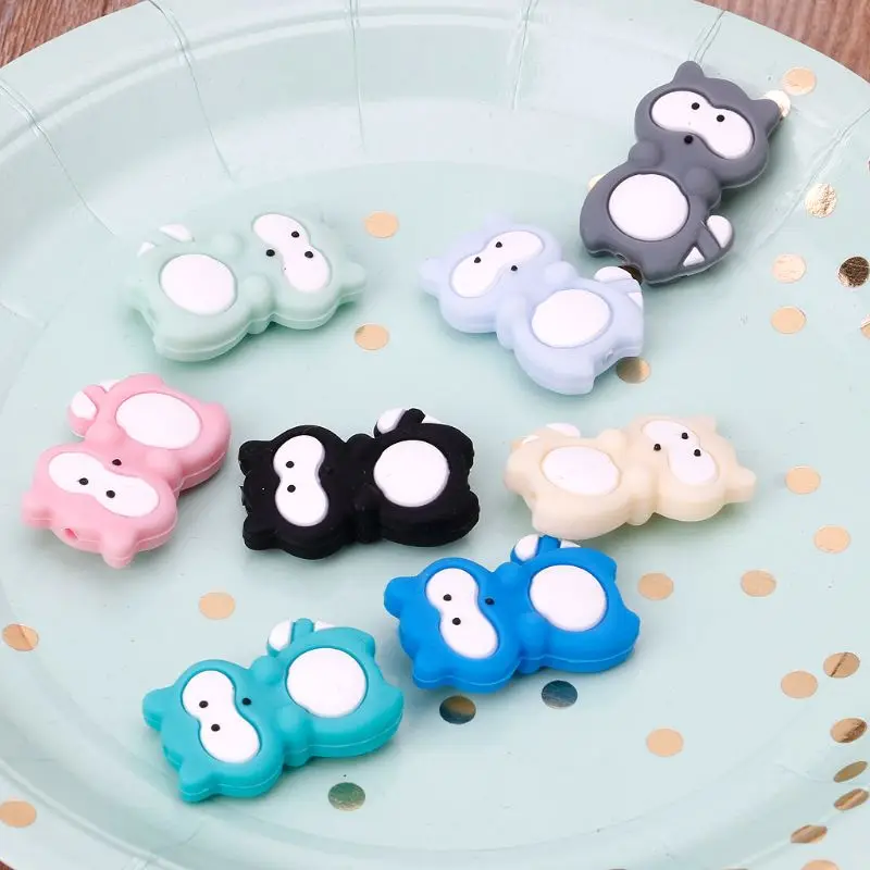 Raccoon Silicone Beads Animals Teething Necklace Bead Shower Gift DIY Crafts Baby Nursing Accessories
Raccoon Silicone Beads Animals Teething Necklace Bead Shower Gift DIY Crafts Baby Nursing Accessories