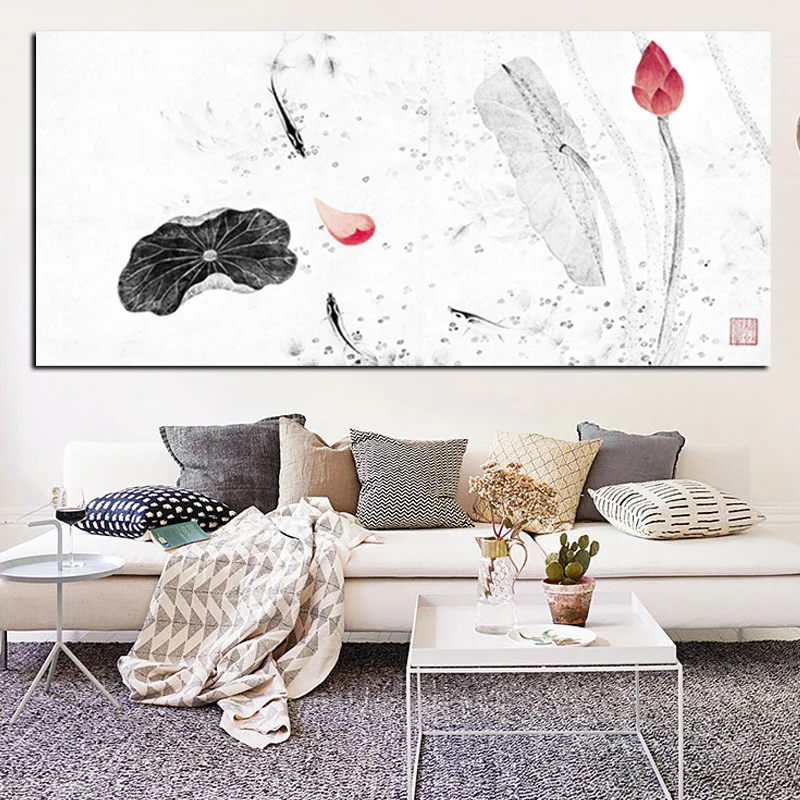 HD Print Large Traditional Chinese Calligraphy Painting Koi Fish Lotus on Canvas Wall Art Decor Picture For Living Room Sofa
HD Print Large Traditional Chinese Calligraphy Painting Koi Fish Lotus on Canvas Wall Art Decor Picture For Living Room Sofa