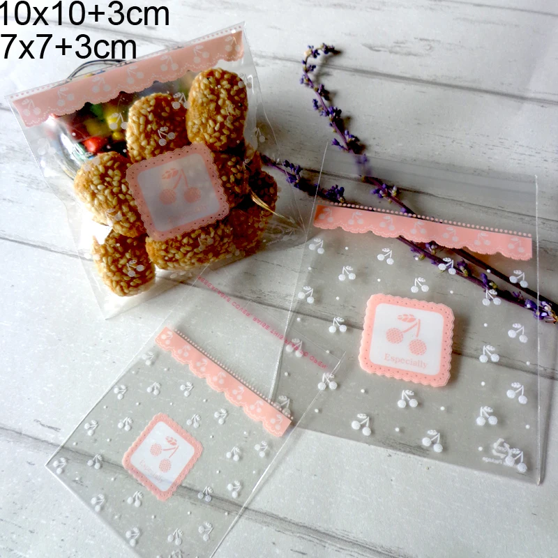 300pcs 2 Size Choose Cherry Transparent Self-adhesive Food Packing bag Cellophane Bag, Cute Biscuit bag Plastic Party Favor Bag
300pcs 2 Size Choose Cherry Transparent Self-adhesive Food Packing bag Cellophane Bag, Cute Biscuit bag Plastic Party Favor Bag