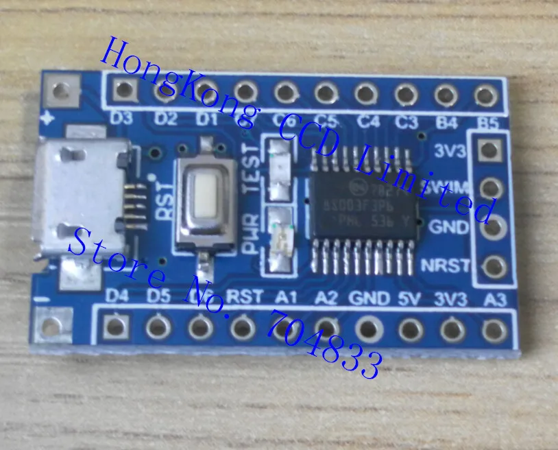 Макетная плата STM8 материнская STM8S003F3P6 системная для небольшой системы |
