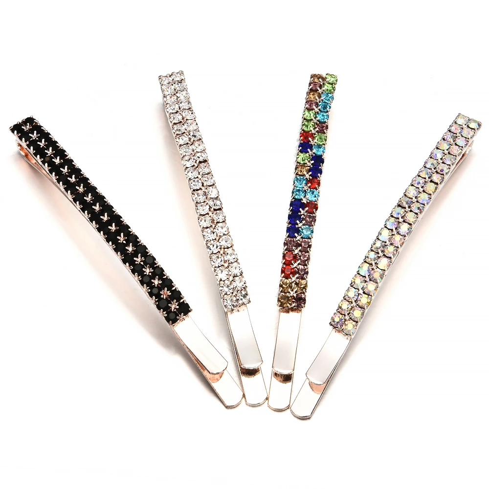 Delicate Women's Crystal Rhinestone Hair Clip Barrette Hairpin Pin Charm Chic Hair Clips Bridal Jewelry
Delicate Women's Crystal Rhinestone Hair Clip Barrette Hairpin Pin Charm Chic Hair Clips Bridal Jewelry