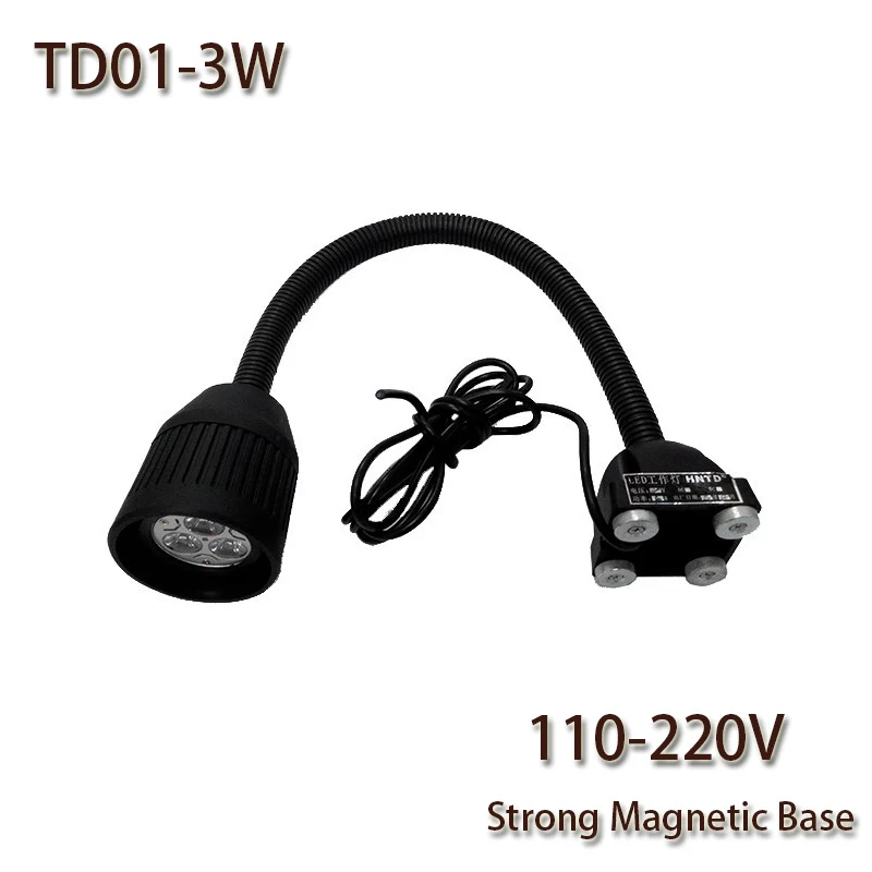 HNTD 3W AC 110V/220V TD01 LED Soft Rod lamp Magnetic Base CNC Machine work light LED spotlights Cheap and fine Free shipping
HNTD 3W AC 110V/220V TD01 LED Soft Rod lamp Magnetic Base CNC Machine work light LED spotlights Cheap and fine Free shipping