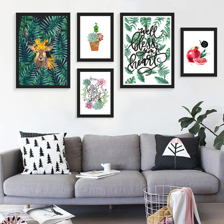 Nordic Style Modular Wall Art Poster&Print Watercolor Plant Tropical Leaf Flower Cactus Canvas Printing Wall Picture Living Room
Nordic Style Modular Wall Art Poster&Print Watercolor Plant Tropical Leaf Flower Cactus Canvas Printing Wall Picture Living Room