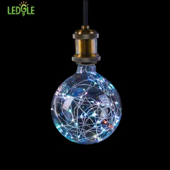 LEDGLE 2W Chic G27 Color LED Bulb Decorative LED String Light Unique LED Globe Bulb with Fairy String Light Inside E27 Lamp Base
LEDGLE 2W Chic G27 Color LED Bulb Decorative LED String Light Unique LED Globe Bulb with Fairy String Light Inside E27 Lamp Base