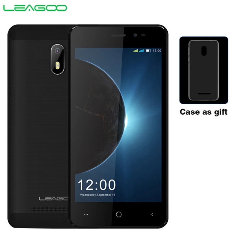 

LEAGOO Z6 3G Smartphone 4.97 Inch Screen Android 6.0 MT6580M Quad Core 1.3GHz 1GB RAM 8GB ROM 2000mAh 5MP Dual SIM Mobile Phone