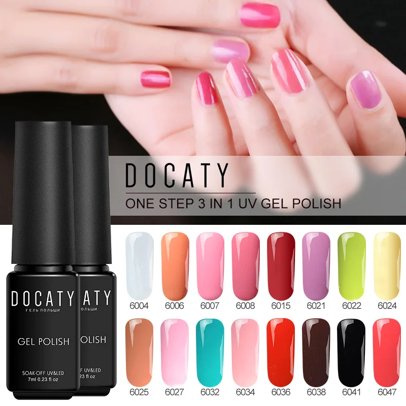 Docaty Semi Permanent Enamel Sets of Gel Varnishes Manicure Design Decorations for Nails Gel-lacquer 3 In 1 Soak Off Gel Polish
Docaty Semi Permanent Enamel Sets of Gel Varnishes Manicure Design Decorations for Nails Gel-lacquer 3 In 1 Soak Off Gel Polish