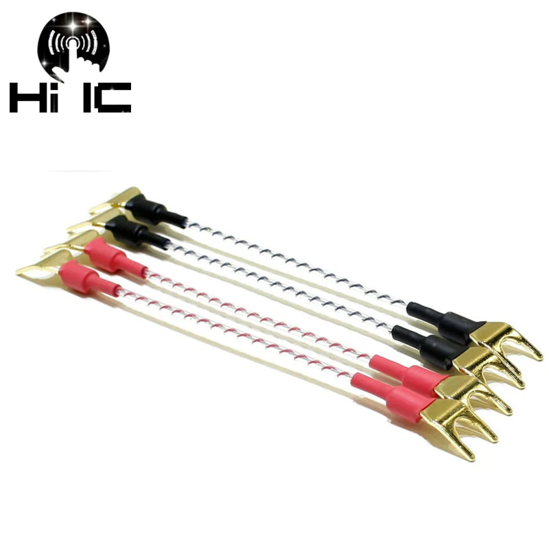4PCS HiFi Audio Nordost Valhalla Top-rated 6N Copper + Pure Silver DIY Speaker Terminal Jumper Spade Speaker "Y" Banana Plugs
4PCS HiFi Audio Nordost Valhalla Top-rated 6N Copper + Pure Silver DIY Speaker Terminal Jumper Spade Speaker "Y" Banana Plugs