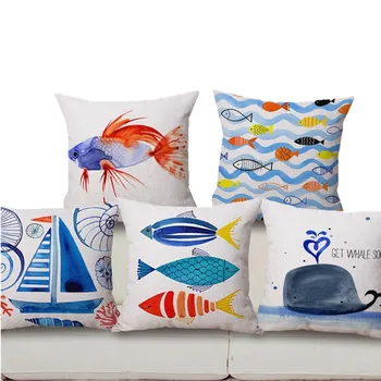Cartoon Fishi Home Decor Cushion Cover Painting Linen Cotton Pillow Cove Decorative Throw Pillows Pillowcase Pillowsham
Cartoon Fishi Home Decor Cushion Cover Painting Linen Cotton Pillow Cove Decorative Throw Pillows Pillowcase Pillowsham