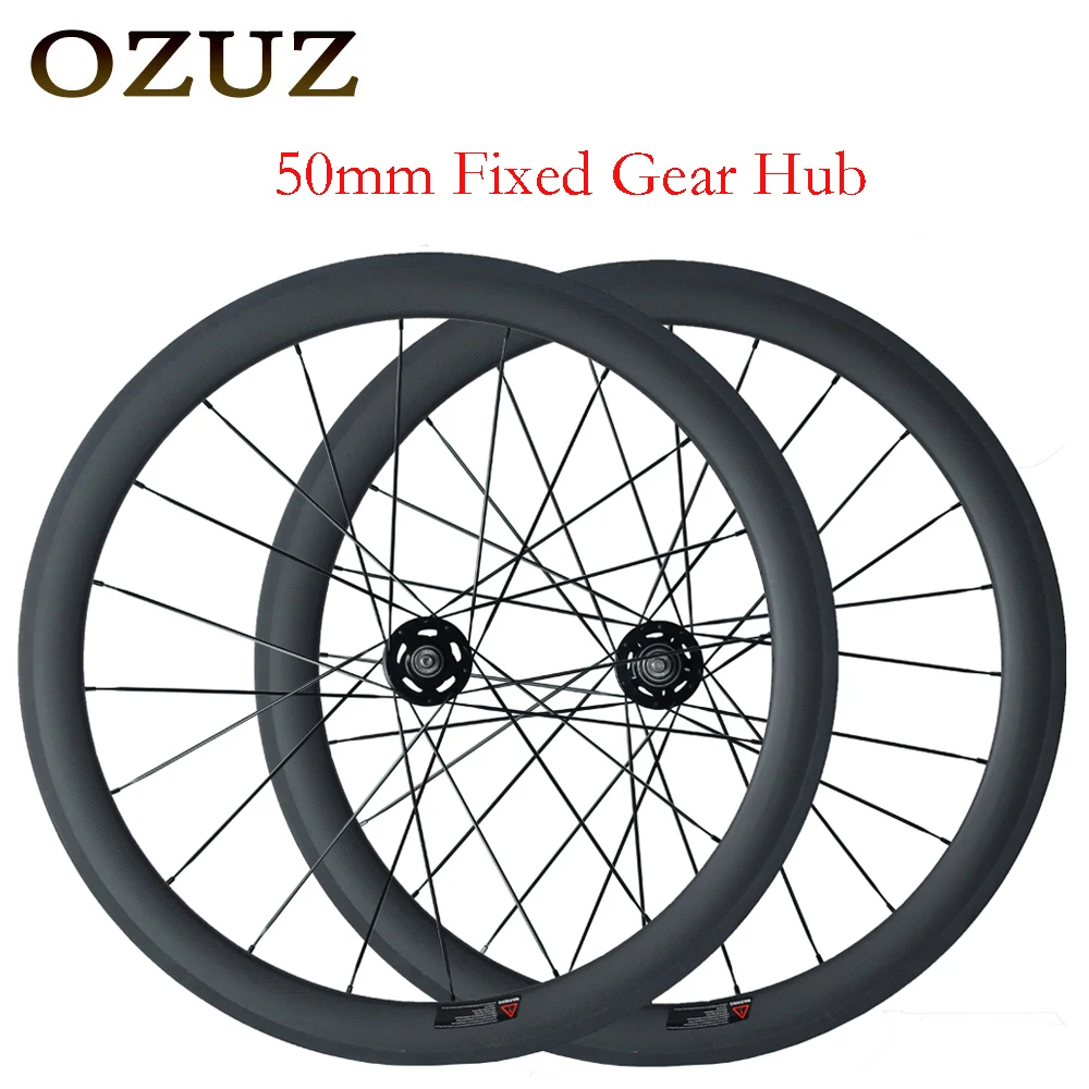 OZUZ 50mm Track Wheels 23mm Width 50mm Carbon Wheels Clincher Tubular 3K Matte 700c 3k Fix Gear Hub Bicycle Wheel 474 Cnspoke
OZUZ 50mm Track Wheels 23mm Width 50mm Carbon Wheels Clincher Tubular 3K Matte 700c 3k Fix Gear Hub Bicycle Wheel 474 Cnspoke