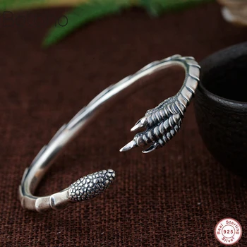 Handmade 100% 925 Silver Eagle Bracelet Snake Cuff Bracelet Pure Silver Man and women Bracelet New Eagle Claw Bracelet 2019 new
Handmade 100% 925 Silver Eagle Bracelet Snake Cuff Bracelet Pure Silver Man and women Bracelet New Eagle Claw Bracelet 2019 new