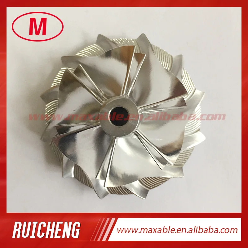 GT15-25 784363-0002B/735475-0002 38.58/52.00mm 6+6 blades high performance turbo billet/milling/aluminum 2618 compressor wheel
GT15-25 784363-0002B/735475-0002 38.58/52.00mm 6+6 blades high performance turbo billet/milling/aluminum 2618 compressor wheel