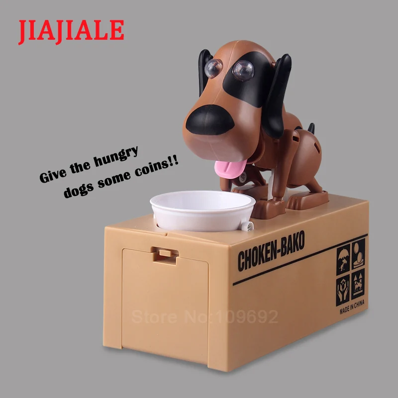 Фото Big box brown savings dog put coins under pressure automatic so that children experience the fun of reserve | Игрушки и хобби