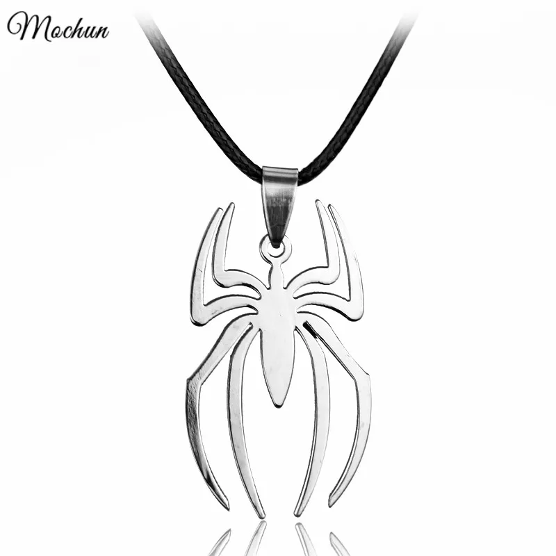 MQCHUN Marvel Super Spiderman Stainless Steel Charm Pendant DC Comics Spider Man Statement Necklace For Movie Fans Gift Jewelry
MQCHUN Marvel Super Spiderman Stainless Steel Charm Pendant DC Comics Spider Man Statement Necklace For Movie Fans Gift Jewelry